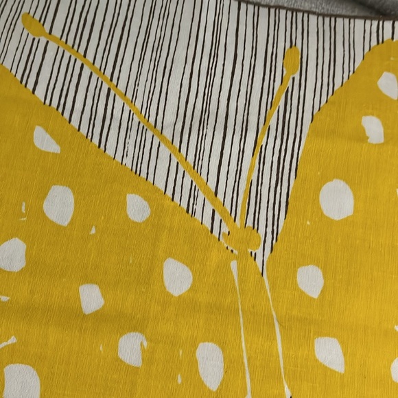 3 Vera Neumann vintage cloth napkins 2mariposa butterfly 1 yellow flowers 16”
